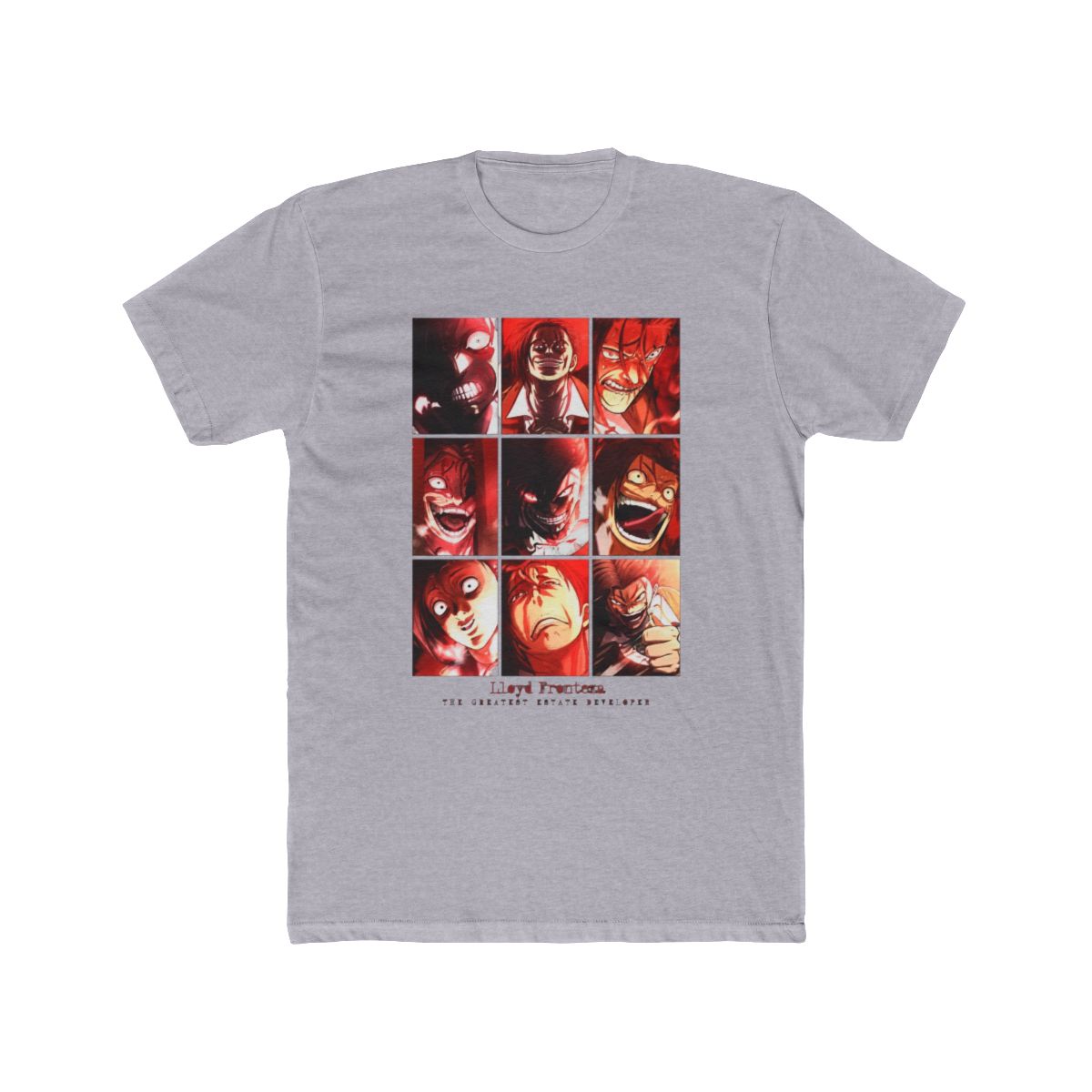 The Greatest Estate Developer Lloyd Frontera Faces Cotton Crew T Shirt Webtoon long or short sleeves