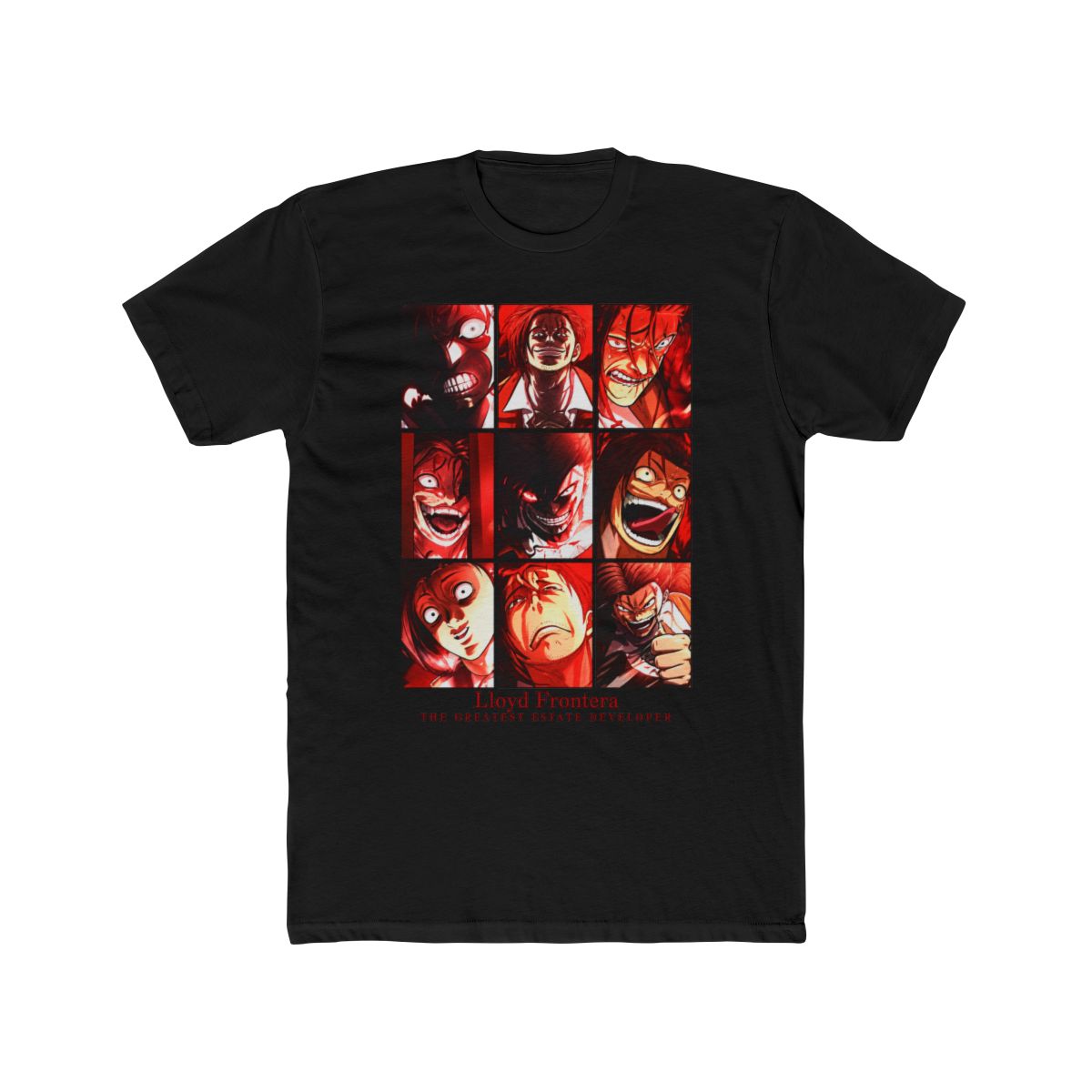 The Greatest Estate Developer Lloyd Frontera Faces T Shirt - alternate angle 3, merchandise