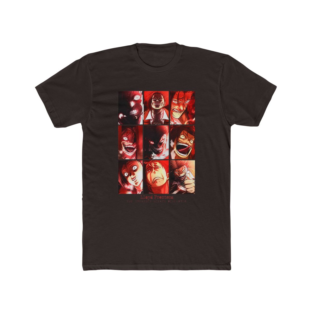 The Greatest Estate Developer Lloyd Frontera Faces Cotton Crew T Shirt Webtoon long or short sleeves - alternate angle 2, merchandise
